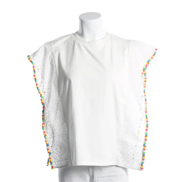 Top, in White, Cotton, Twin Set