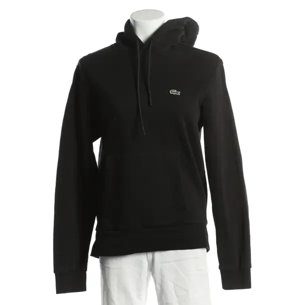 Hoodie, in Schwarz, Baumwolle, Lacoste