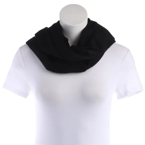 Scarf, in Black, Cashmere, Loro Piana