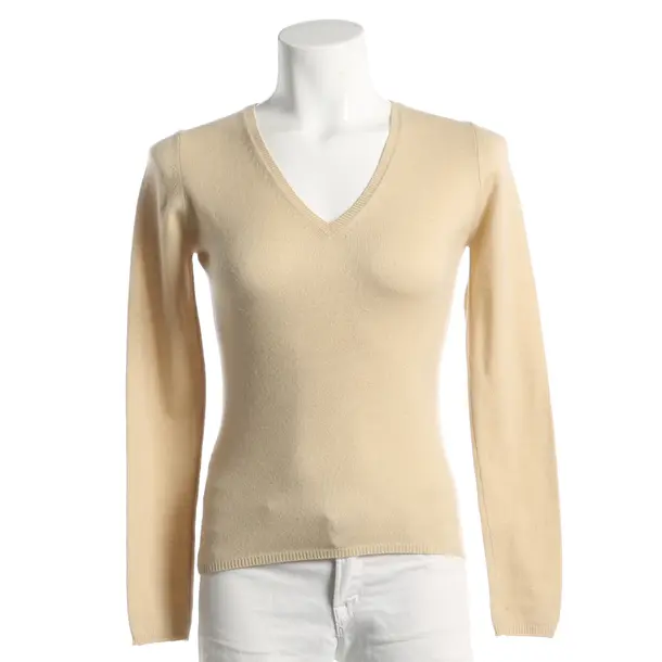 Pullover, in Cream, Wolle, Prada
