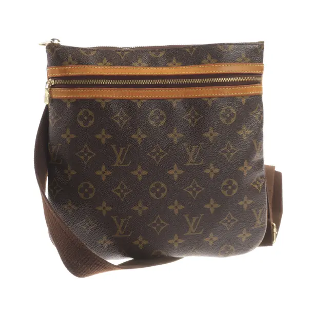 Messenger Bag, in Brown, Canvas, Louis Vuitton