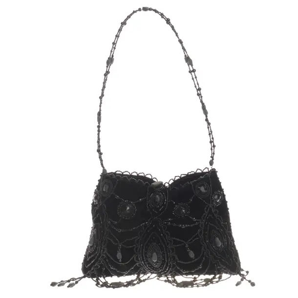 Schultertasche, in Schwarz, Sonstiges Material, Maliparmi