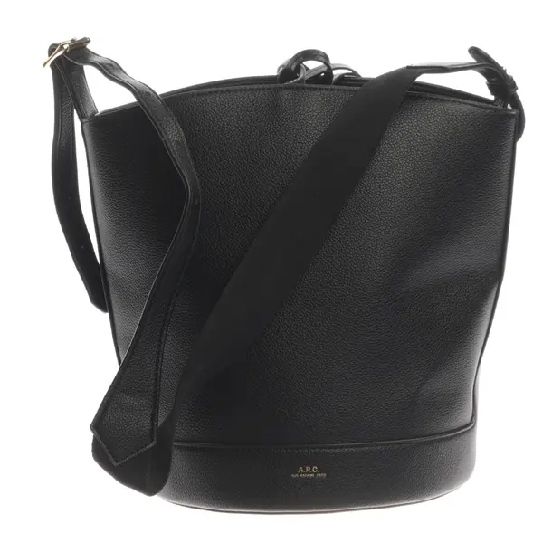 Shoulder Bag, in Black, Leather, A.P.C