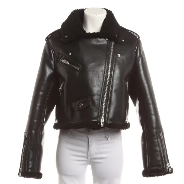 Winterjacke, in Schwarz, Polyurethan, Stand Studio