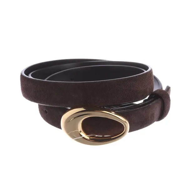 Belt, in Brown, Leather, Khaite