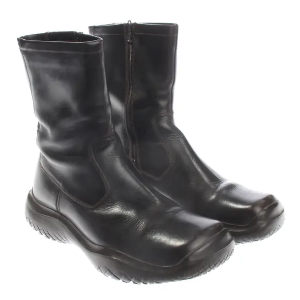 Boots, in Dark Brown, Prada Linea Rossa