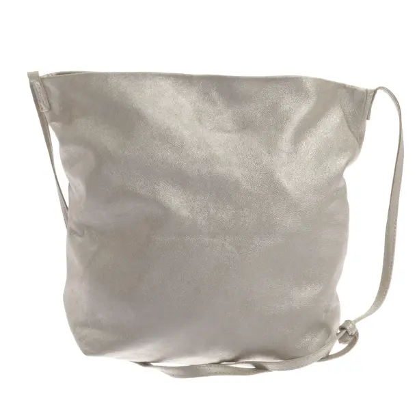 Shoulder Bag, in Gray, Leather, Ann Demeulemeester