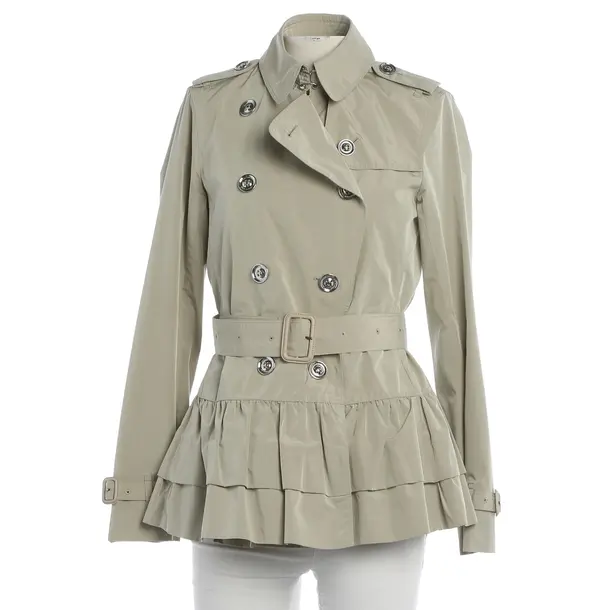 Mid-Season Coat, in Light Green, Polyester, Burberry London