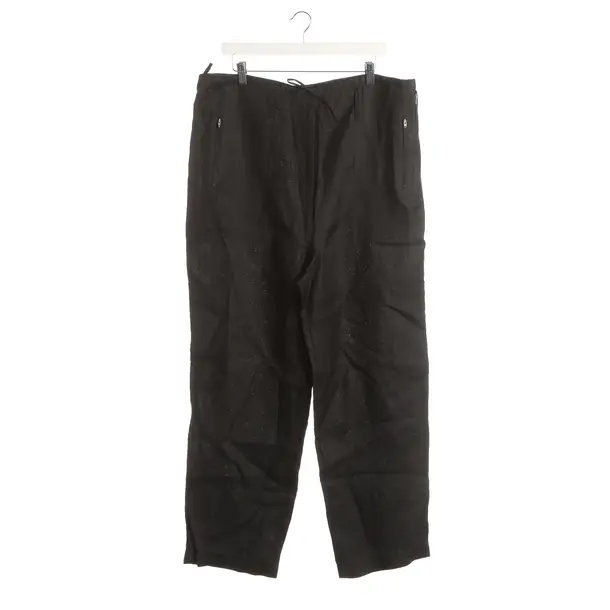 Hose, in Navy, Ramie, Céline
