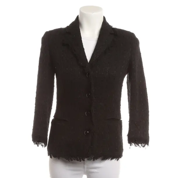 Blazer, in Black, Cotton, Tagliatore