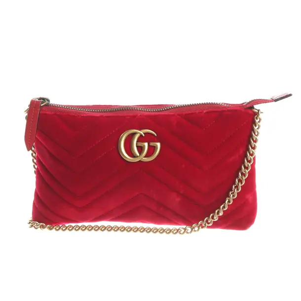 Abendtasche, in Rot, Samt, Gucci