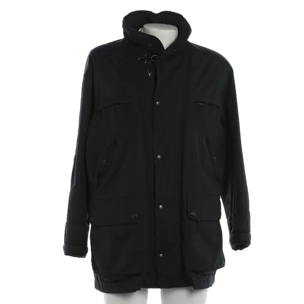 Mid-Season Jacket, in Navy, Polyester, Fay