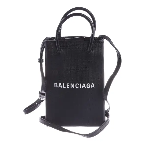 Custodia per cellulare, in Nero, Pelle, Balenciaga