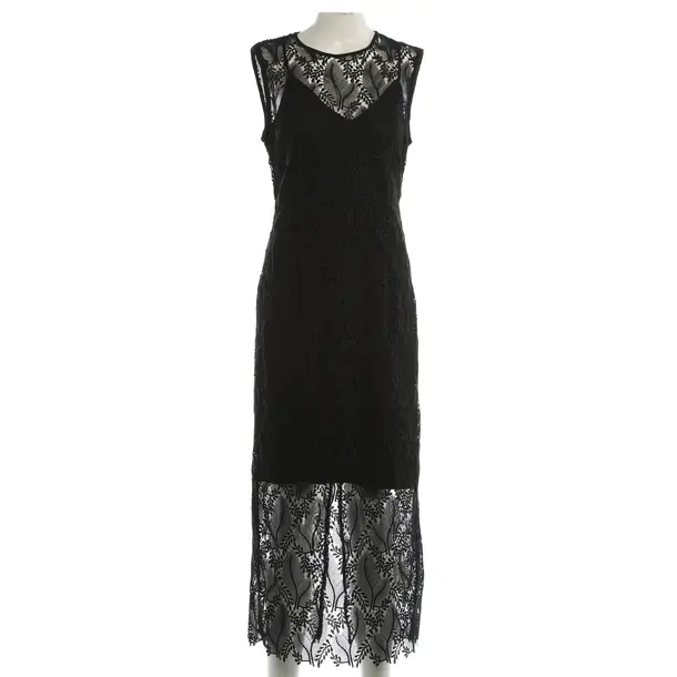 Cocktailkleid, in Schwarz, Baumwolle, Diane von Furstenberg