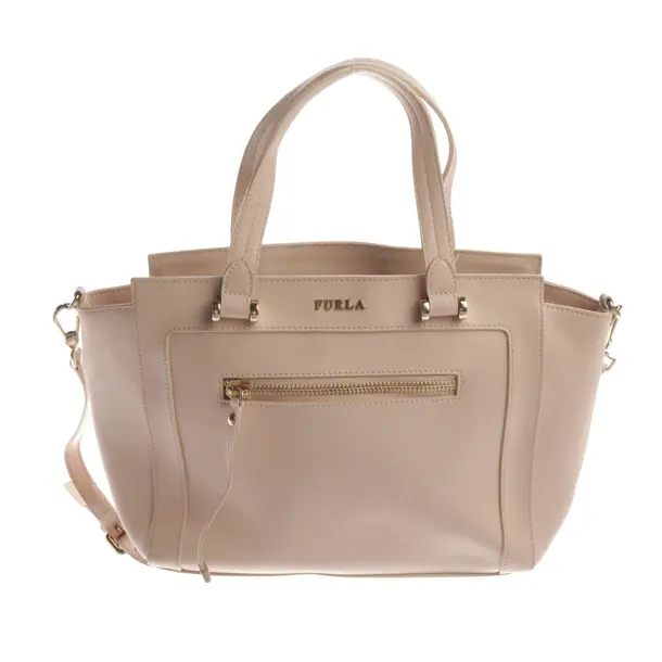 Handtasche, in Hellrosa, Leder, Furla