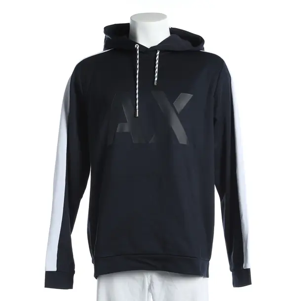 Hoodie, in Navy, Viscose, Armani Exchange