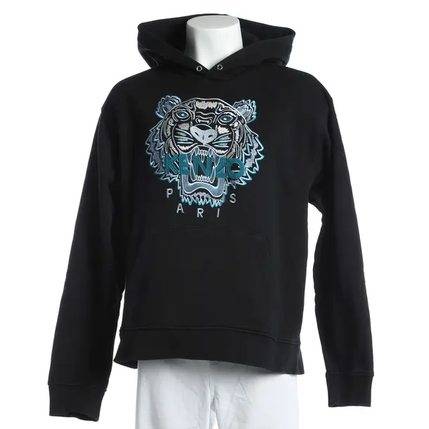 Hoodie, in Schwarz, Baumwolle, Kenzo