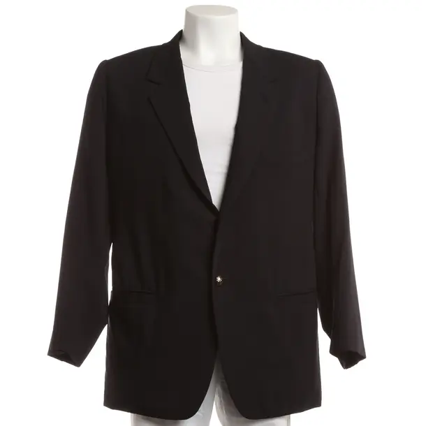 Blazer, in Navy, Cotton, Versace