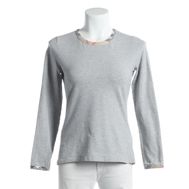 Long Sleeve Shirt, in Light Gray, Cotton, Burberry London