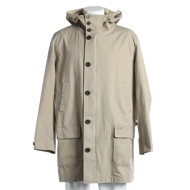 Mid-Season Jacket, in Beige, Cotton, Lacoste