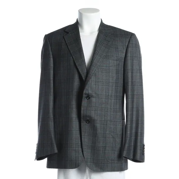 Blazer, in Gray, Wool, Canali