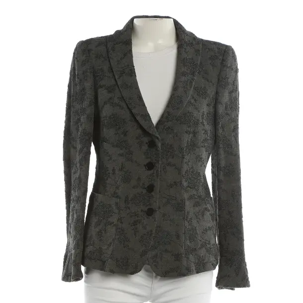 Blazer, in Dark Gray, Viscose, Emporio Armani
