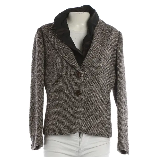 Blazer, in Dark Brown, Wool, Max Mara