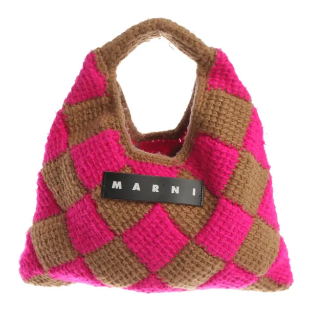 Handbag, in Light Brown, Cotton, Marni
