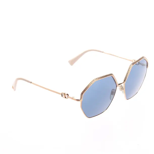 Sonnenbrille, in Gold, Kunststoff / Metall, Valentino