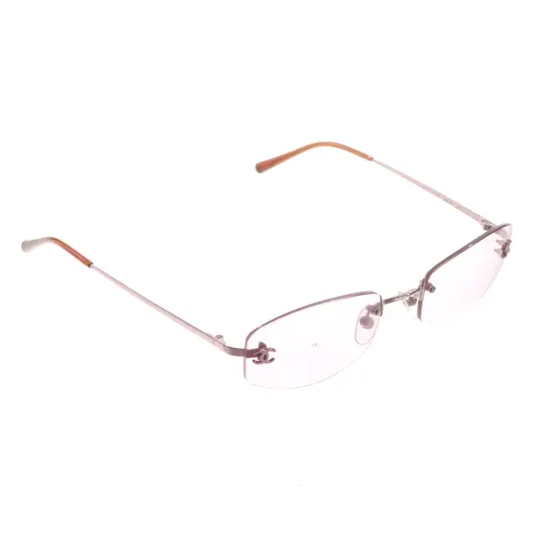 Sonnenbrille, in Hellrosa, Kunststoff / Metall, Chanel
