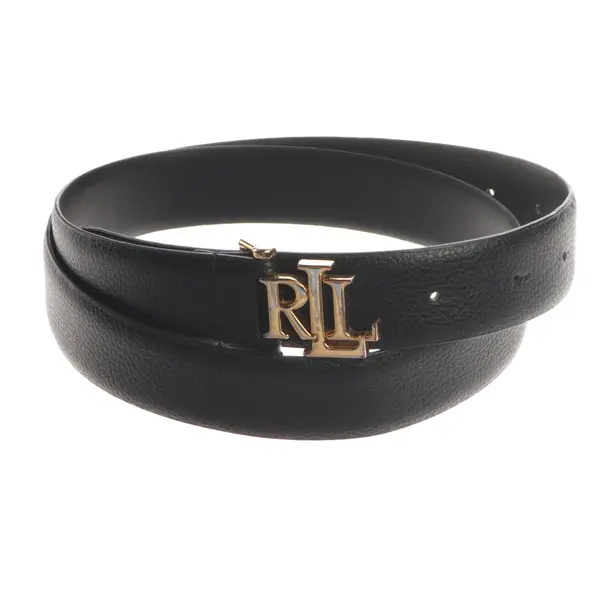 Belt, in Black, Leather, Lauren Ralph Lauren