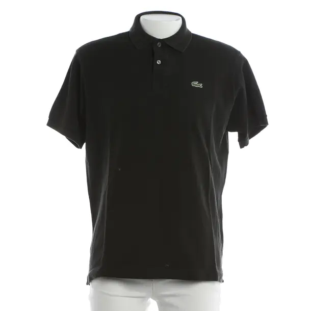 Poloshirt, in Schwarz, Baumwolle, Lacoste