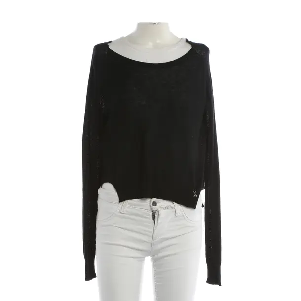 Jumper, in Black, Viscose, Patrizia Pepe