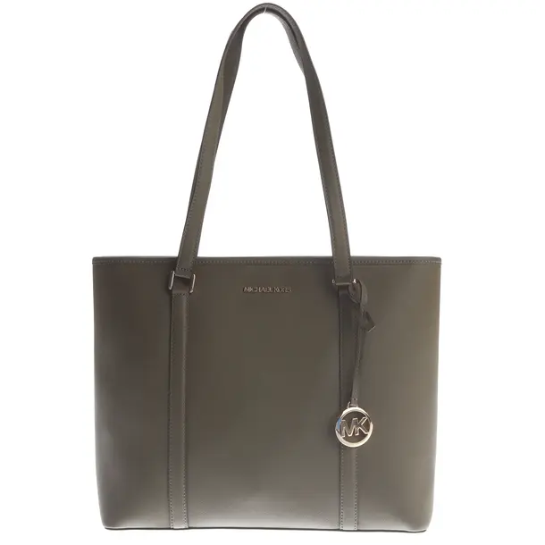 Schultertasche, in Grün, Leder, Michael Kors