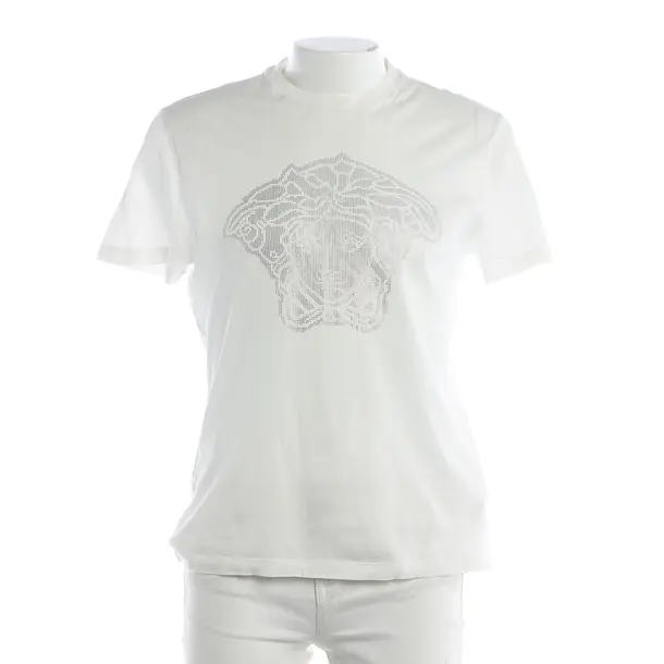 Maglietta, in Beige, Cotone, Versace