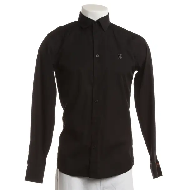 Shirt, in Black, Cotton, Burberry