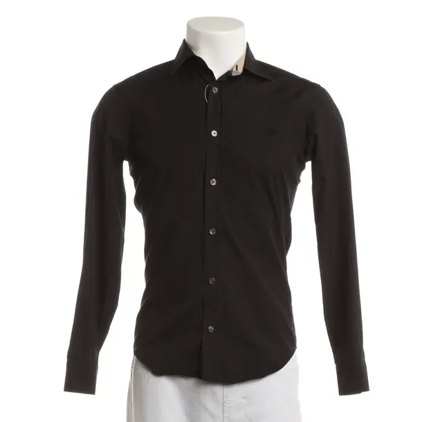 Shirt, in Black, Cotton, Burberry
