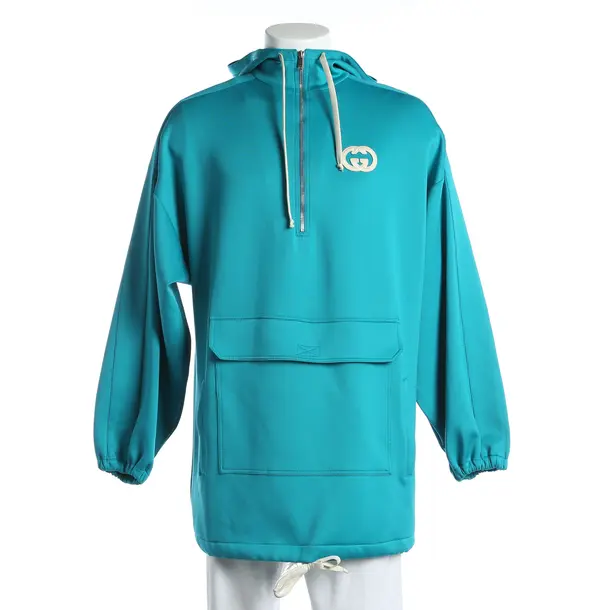 Hoodie, in Turquoise, Polyester, Gucci