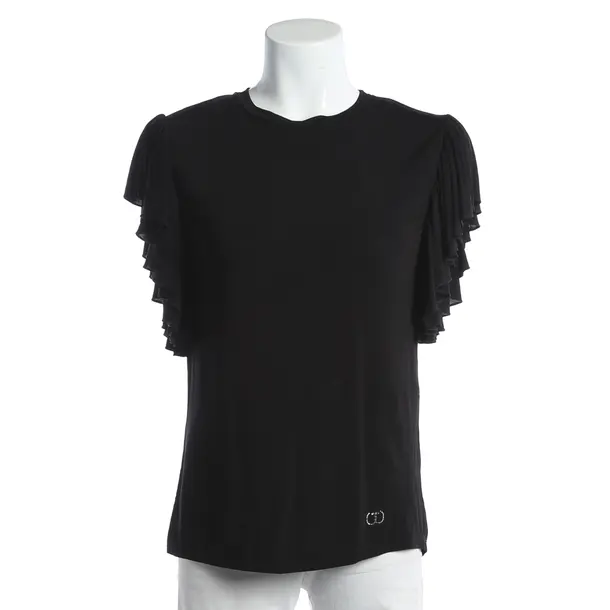 Camicia, in Nero, Viscosa, Set di gemelli