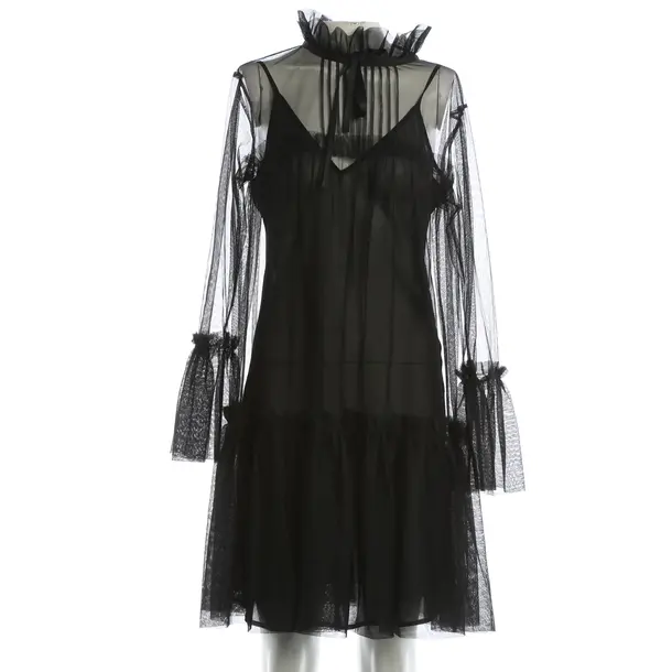 Cocktailkleid, in Schwarz, Polyester, Twin Set