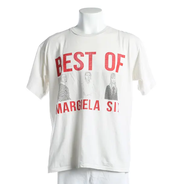 T-Shirt, in Beige, Cotton, Maison Martin Margiela