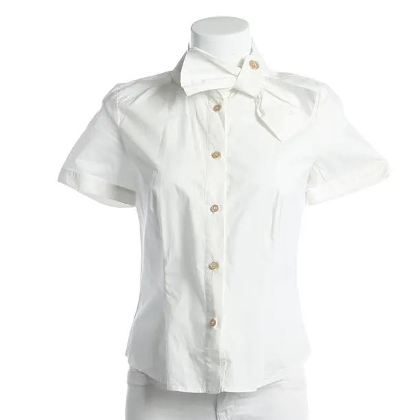 Bluse, in Weiß, Baumwolle, Love Moschino