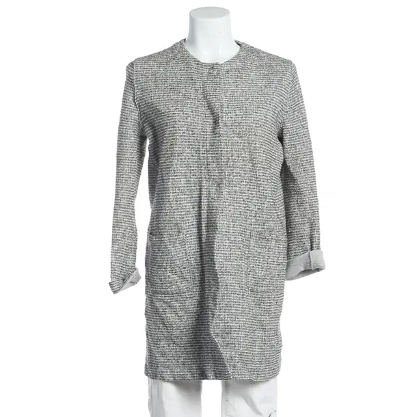 Cardigan, in Gray, Cotton, Harris Wharf London