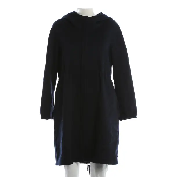 Mid-Season Coat, in Navy, Wool, Max Mara