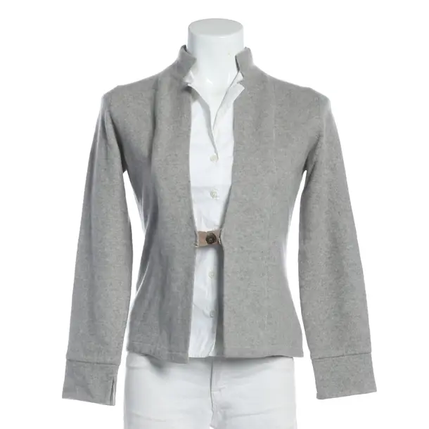 Strickjacke, in Grau, Kaschmir, Fabiana Filippi