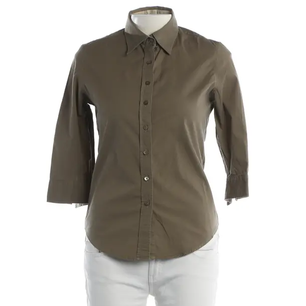 Blouse, in Green, Cotton, Burberry London