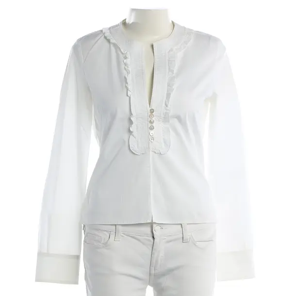 Blouse, in White, Cotton, Valentino