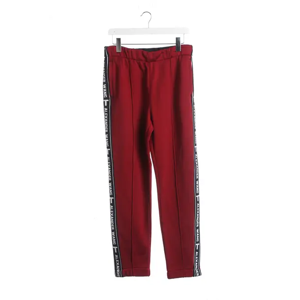 Pants, in Red, Cotton, Alexander Wang