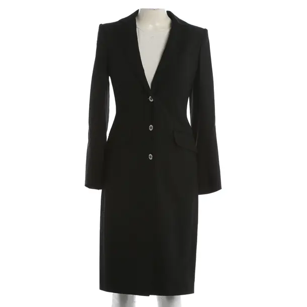 Mid-Season Coat, in Black, Wool, Dolce & Gabbana