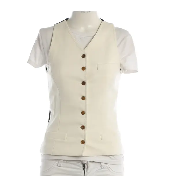 Gilet, in Beige, Lana, Dolce e Gabbana